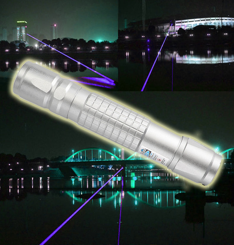 5mw 405nm Tactical Green Purple 18650 Laser Pointer Pen Visible Beam Light Lazer Generic