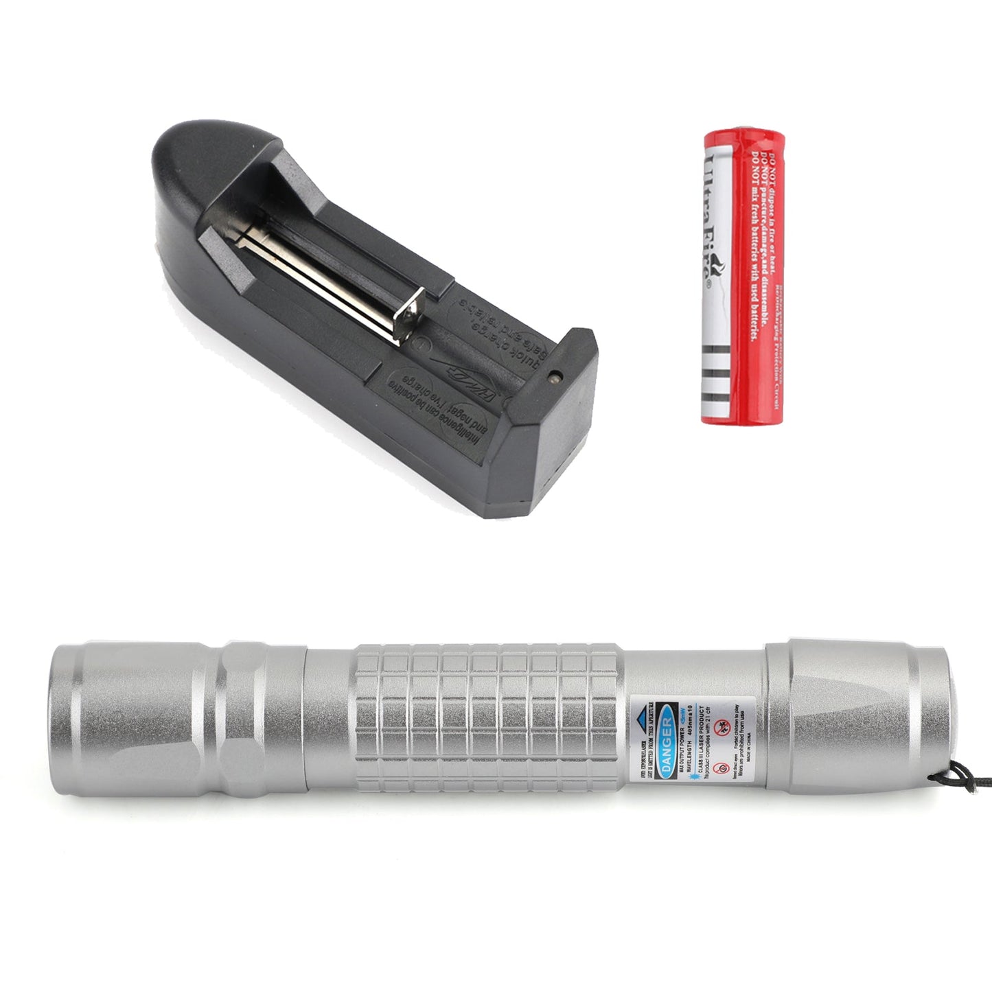 5mw 405nm Tactical Green Purple 18650 Laser Pointer Pen Visible Beam Light Lazer Generic