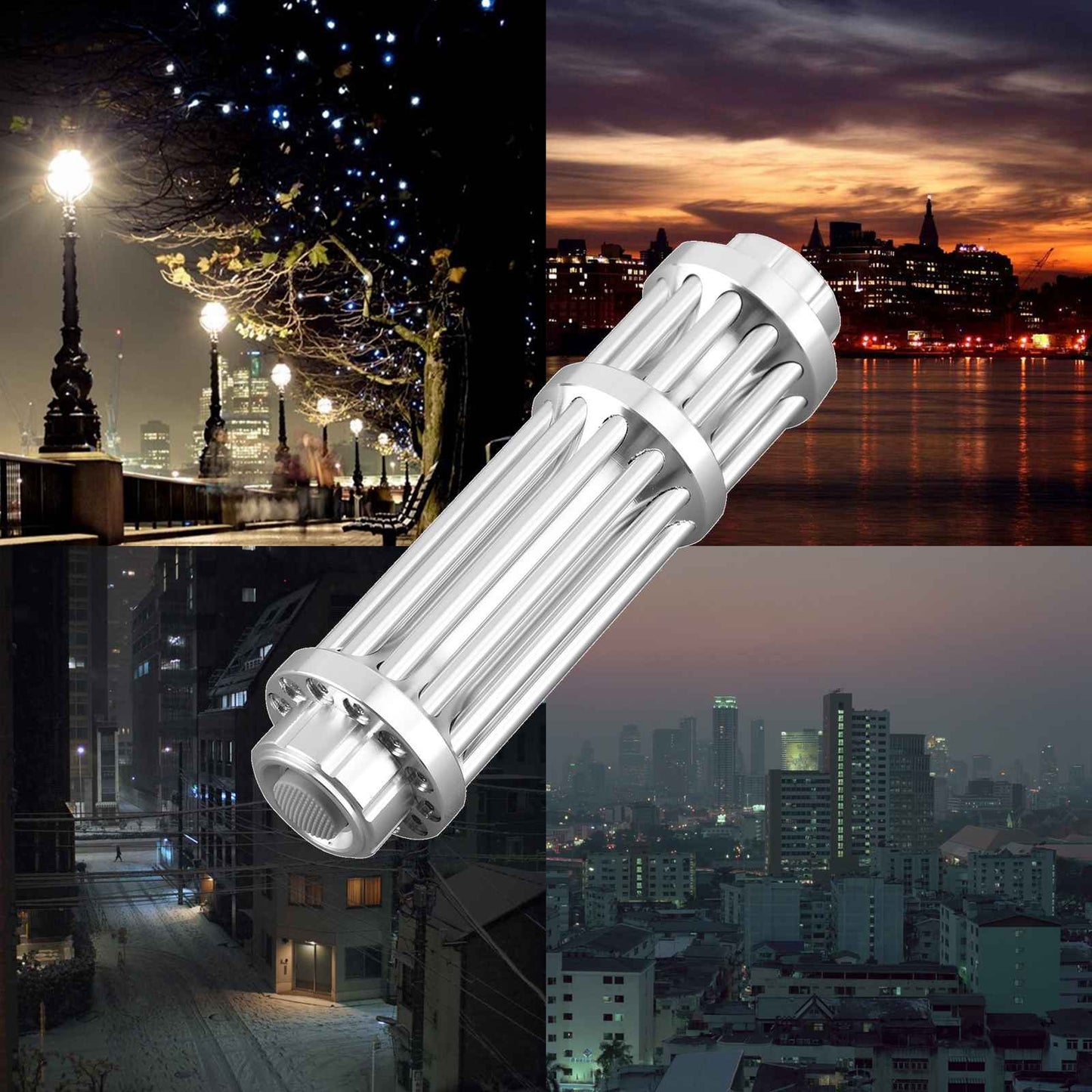 532nm 1MW Green Laser Pointer Militar Burning Beam Light 20 Miles High Power Generic