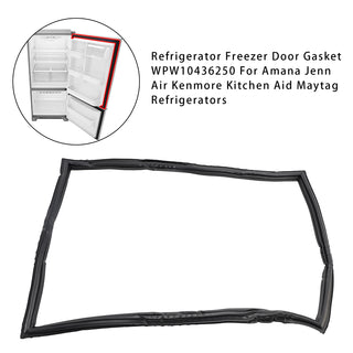 Refrigerator Freezer Door Gasket WPW10436250 For Amana Jenn Air Kenmore Kitchen