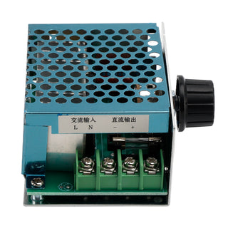 AC 220V Input Knob 20A DC 220V Motor Speed Controller Regulator Switch