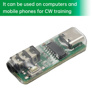 Type-C Interface Multifunctional CW Trainer Vband MCode Trainer Key Connection
