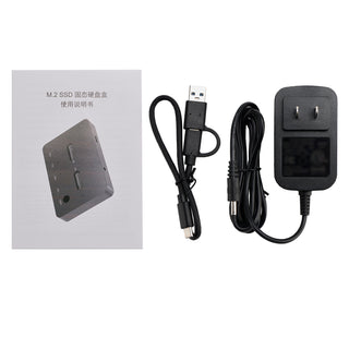 SATA Docking Station Duplicator SSD M.2 SATA+SATA Solid State Drive Enclosure