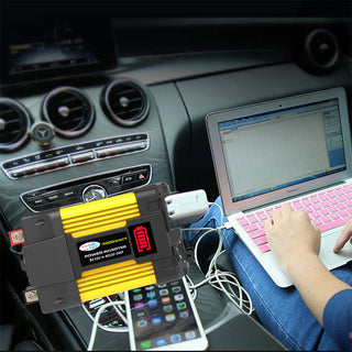 4000W Car Power Sine Wave Inverter w LED Display DC 12V To AC 220V Inverter