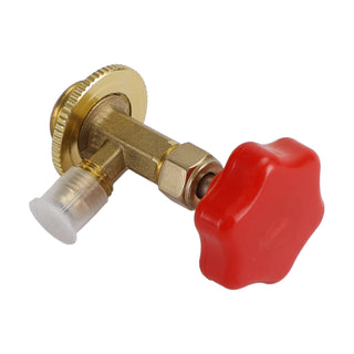 1/4" SAE Refrigerant Brass AC Can Bottle Tap Adapter Opener Valve