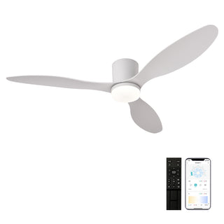 52" 3 Blade LED Indoor Ceiling Fan with Remote Control
