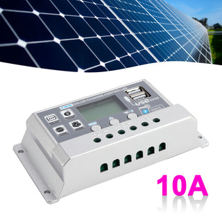 10A-60A PWM Solar Controller Display Current Solar Street Light Control 0V Start