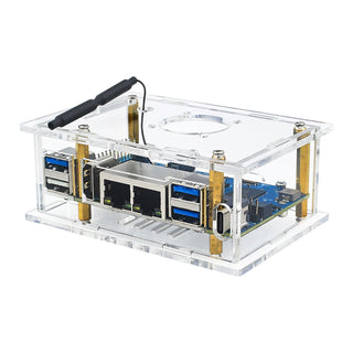 Orange Pi RV2 Dedicated Shell Development Board Acrylic Shell Transparent Box
