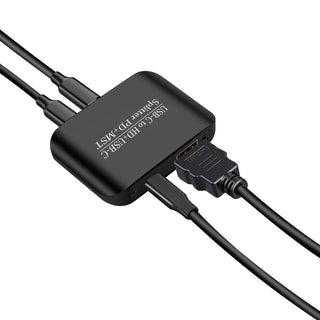 4K60TYPE-C to HDMI+TYPE-C Adapter Support Different Same Display Splitter MST/PD