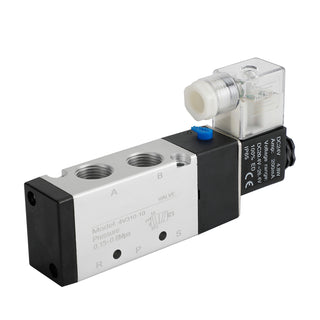4V310-10 5 Way 2 Position PT3/8" DC 24V Pneumatic Electric Solenoid Air Valve