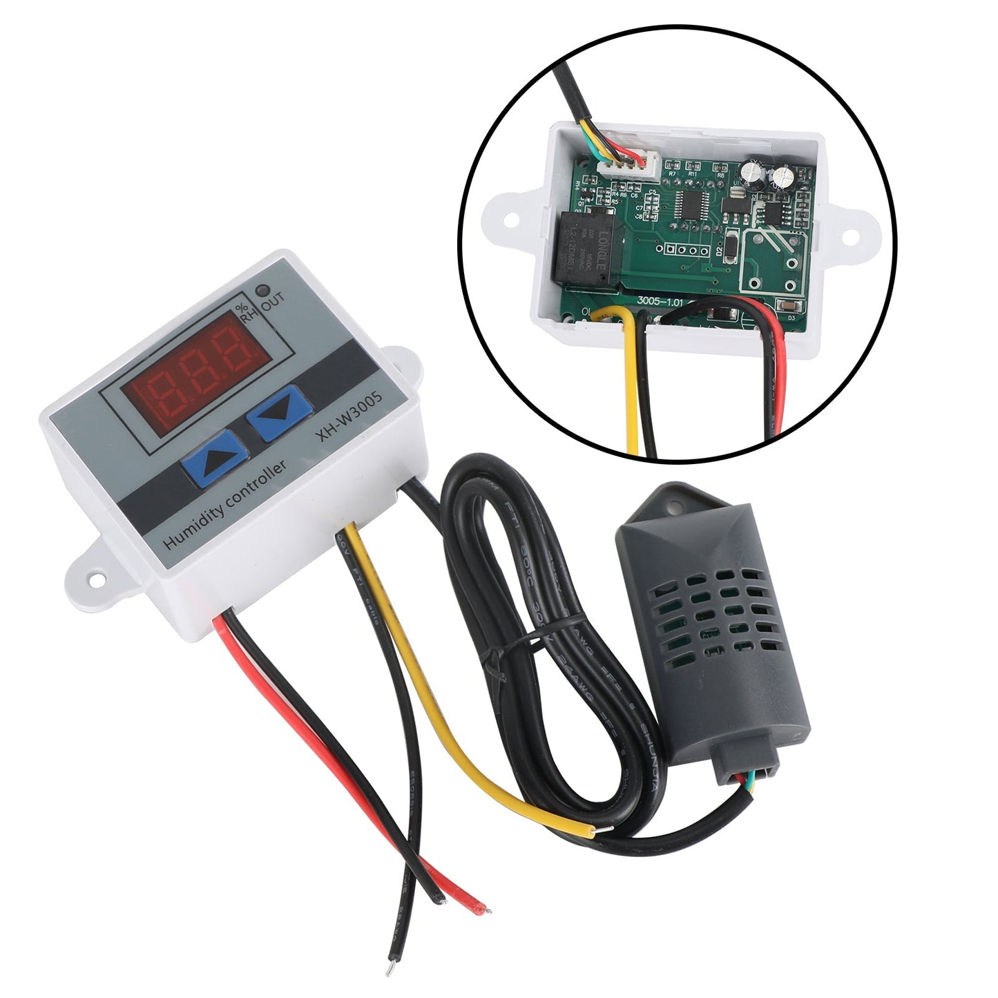 XH-W3005 Dc 12V 120W Led Digital Humidity Controller Hygrometer Switch Sensor Generic