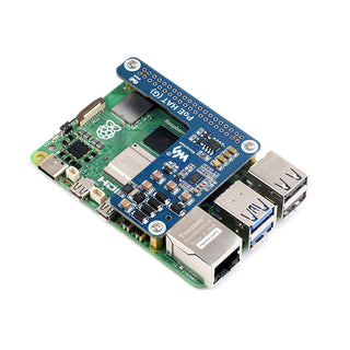 Raspberry Pi 5 Ethernet Expansion Board PoE Power Supply For Official Shell