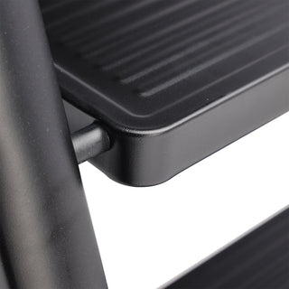 4-Step Folding Step Ladder, Aluminum - Wide Anti-Slip Treads, Lightweight & Compact