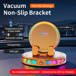 Colorful RGB Ambient Light Car Wireless Charging Bracket Holder Car Phone Mount
