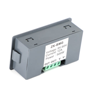 12V 24V 60V Voltage Regulator Dc Motor Speed Controller PWM 500W LED Display 12A