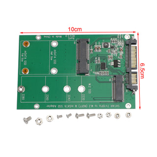 M.2 B / B+M KEY NGFF 2.5" mSATA SSD to SATA III Board Converter Adapter Card