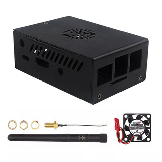 New Orange Pi 3B Metal Case Orange Pi 3B Aluminum Alloy Box Cooling Fan Cool Case