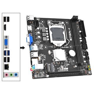 B75M-I LGA 1155 Mini-ITX Motherboard with M.2 NVMe/NGFF Slot, DDR3, SATA 3.0, USB 3.0, HDMI