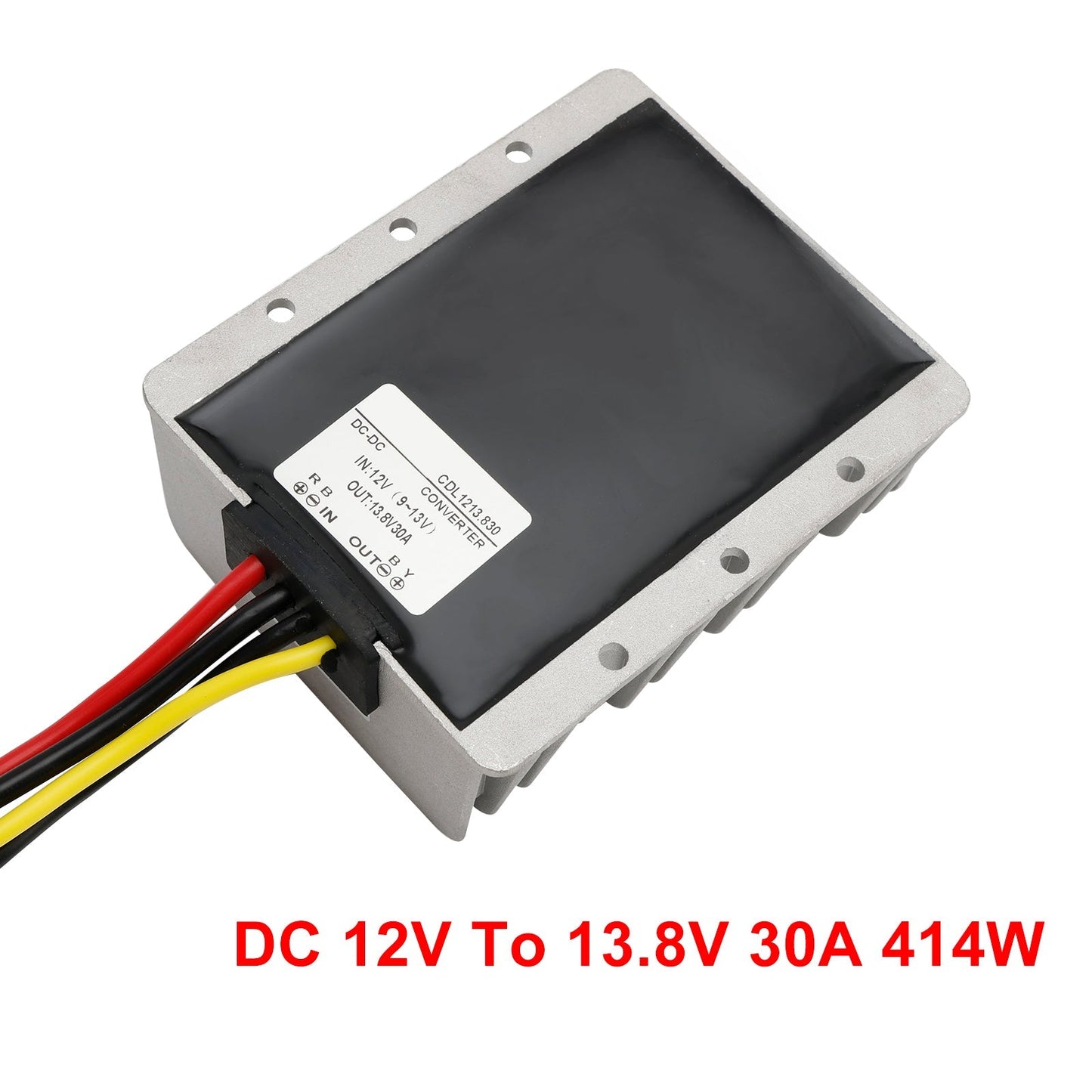 DC-DC 12V-13.8V 30A 414W Step Up Voltage Converter Regulator Waterproof Generic