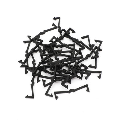 32PCS Plastic Retaining Clips Peg Board Locks Hook For Garage Organization Generic