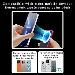 Silicone Suction Phone Case Mount Magnetic Suction Cup Holder for iPhone 17 16