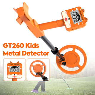GT260 Kids Child Metal Detector Waterproof Coil Adjustable 6.3" Search Coil ORG