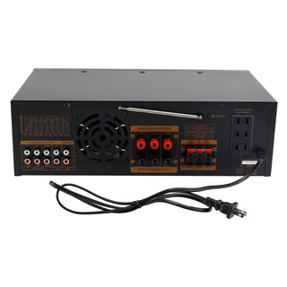 3000W Stereo HiFi Power Amplifier 5.1-Channel Home Karaoke Bluetooth Amplifier
