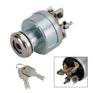 Ignition Switch For Clark Forklift 1723186 2339413 272041 7004210 With 2Keys