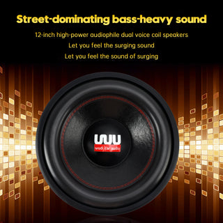 12" Car Audio Subwoofer 2200W Max Power Dual Magnet Dual Coil Woofer KTV Speaker