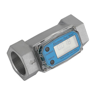 1.5" Digital Turbine Flow Meter LCD Display Flowmeter Flow Rate Of 40-280LPM