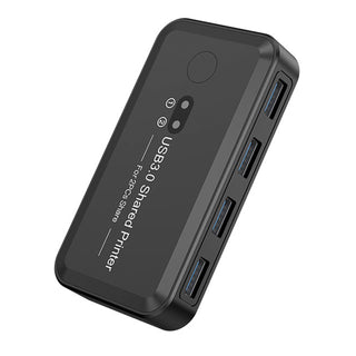 USB3.0 Switcher 2-Input 4-Output Printer Sharing Device Dual Computers Share
