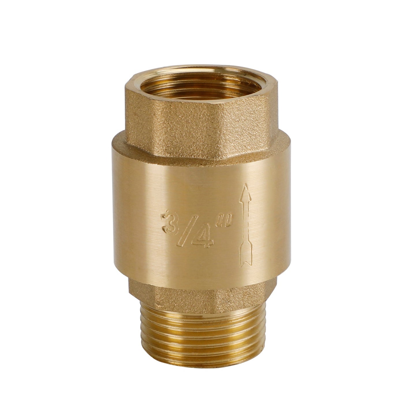 Brass Check Valve G1/2" G3/4" G1" M To F Thread Non-Return Backflow Prevention Generic