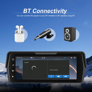 6.86-inch PND Dual Recording Wireless CarPlay Android Auto for Motorcycles
