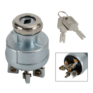 Ignition Switch For Clark Forklift 1723186 2339413 272041 7004210 With 2Keys