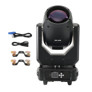 250W 8R Rainbow 3In1 Moving Head Light Double Prisms Gobo Wash DJ Stage Lighting