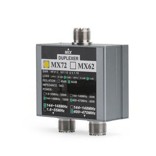 MX72 Ham Radio Combiner VHF/UHF Frequency Linear Transit Station Duplexer