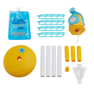 Windmill Bubble Machine Standing Bubble Blower With Light Outdoor Kid Toy Party