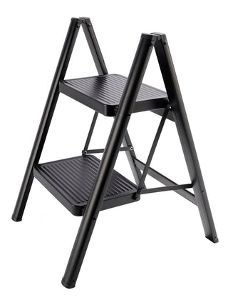 Ultralight Slimline 3 Step Ladder Folding  Stool Step Stool for Home with Non-Slip Feet