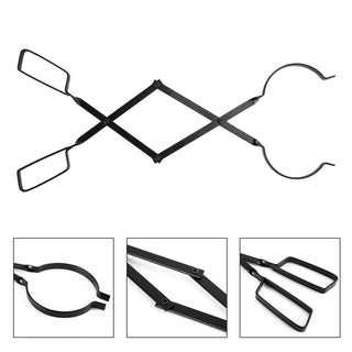 26 Inch Firewood Tongs Firewood Handling Tool Camping Fireplace