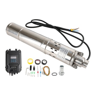 3" Solar borehole pump 48V 750W Deep well solar submersible pump