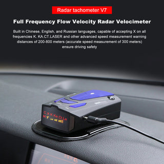 V7 Electronic Dog Mobile Radar Speedometer Car Full Frequency Radar Speedometer