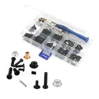 317Pcs Metal Screws Box Repair Tool Kit For Wltoys 1/14 144001 1/12 124016-19