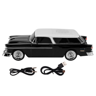 WS-1955 Bluetooth Replica Speaker Retro Speaker Car Design HD Sound TWS FM Radio