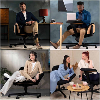 Multifunctional Transformable Meditation & Office Chair for Improved Posture