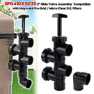 SP0410X502S 2" Slide Valve Assembly for Hayward Pro-Grid/Micro-Clear D.E.Filters