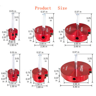 6 Piece 04529 For PPRK6 Plastic Pipe Fitting Reamer Kit For1/2" Drills