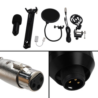 BM800 USB Condenser Microphone for PC Studio Microphone Kit Streaming Gaming