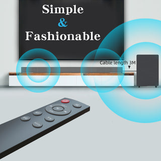 Bluetooth Subwoofer Audio Wireless Home Theater Soundbar Echo Wall Speaker