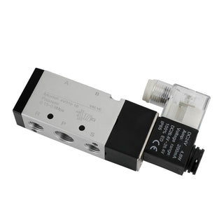 4V310-10 5 Way 2 Position PT3/8" DC 24V Pneumatic Electric Solenoid Air Valve