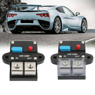 Insurance Reset Breaker 200A Circuit Protection Car Fuse Marine Audio Block